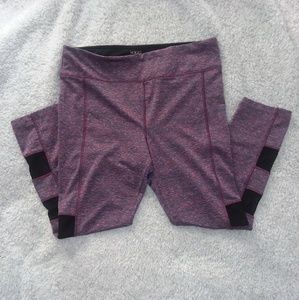 Mesh cutout leggings